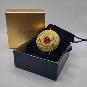 Estee Lauder Red Sea Compact Gold Lucidity Powder w Box Pouch